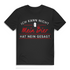 Bier Ausrede Shirt Männer – Mein Bier hat nein gesagt – Funshirt Herren Black