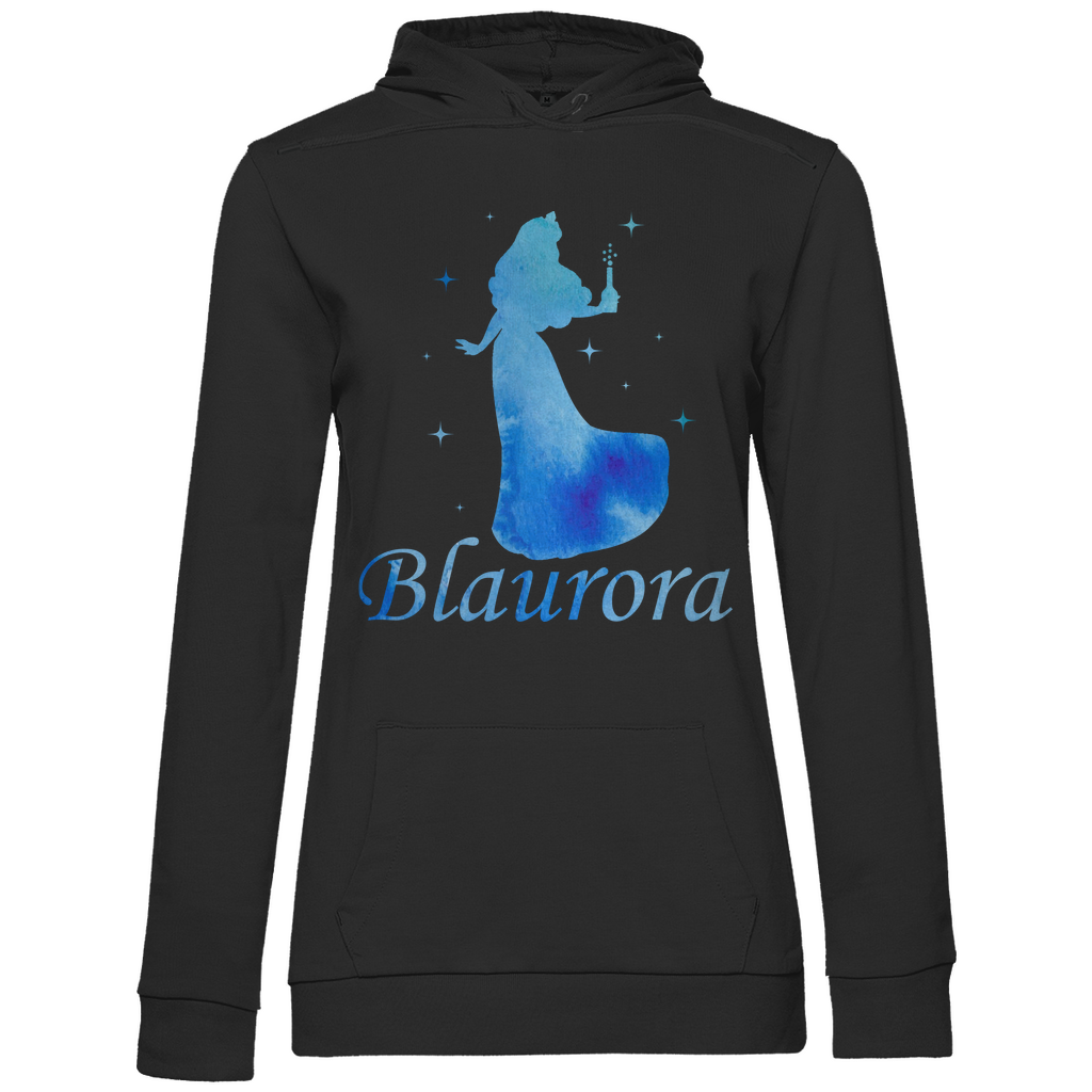 Blaurora - Prinzessin Aquarell - Damen Hoodie Black