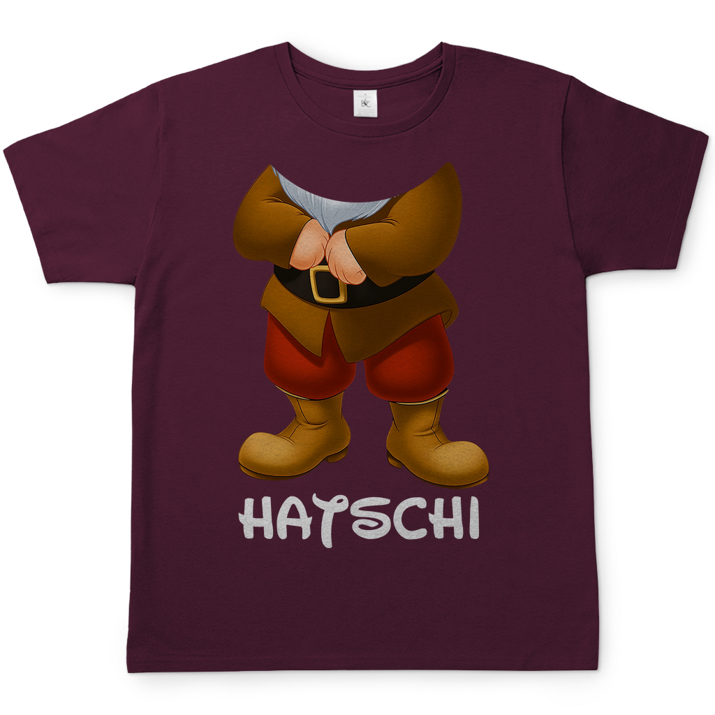 Schneewittchen und die 7 Zwerge - Hatschi - Herren Shirt Burgundy