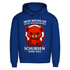 Heute möchte ich was mit Menschen machen Schubsen wäre toll Herren Premium Bio Hoodie Royal