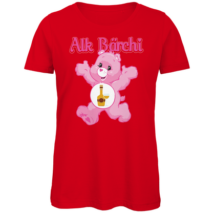 Alk Bärchi - Glücksbärchi - Damen Premium Bio T-Shirt Red