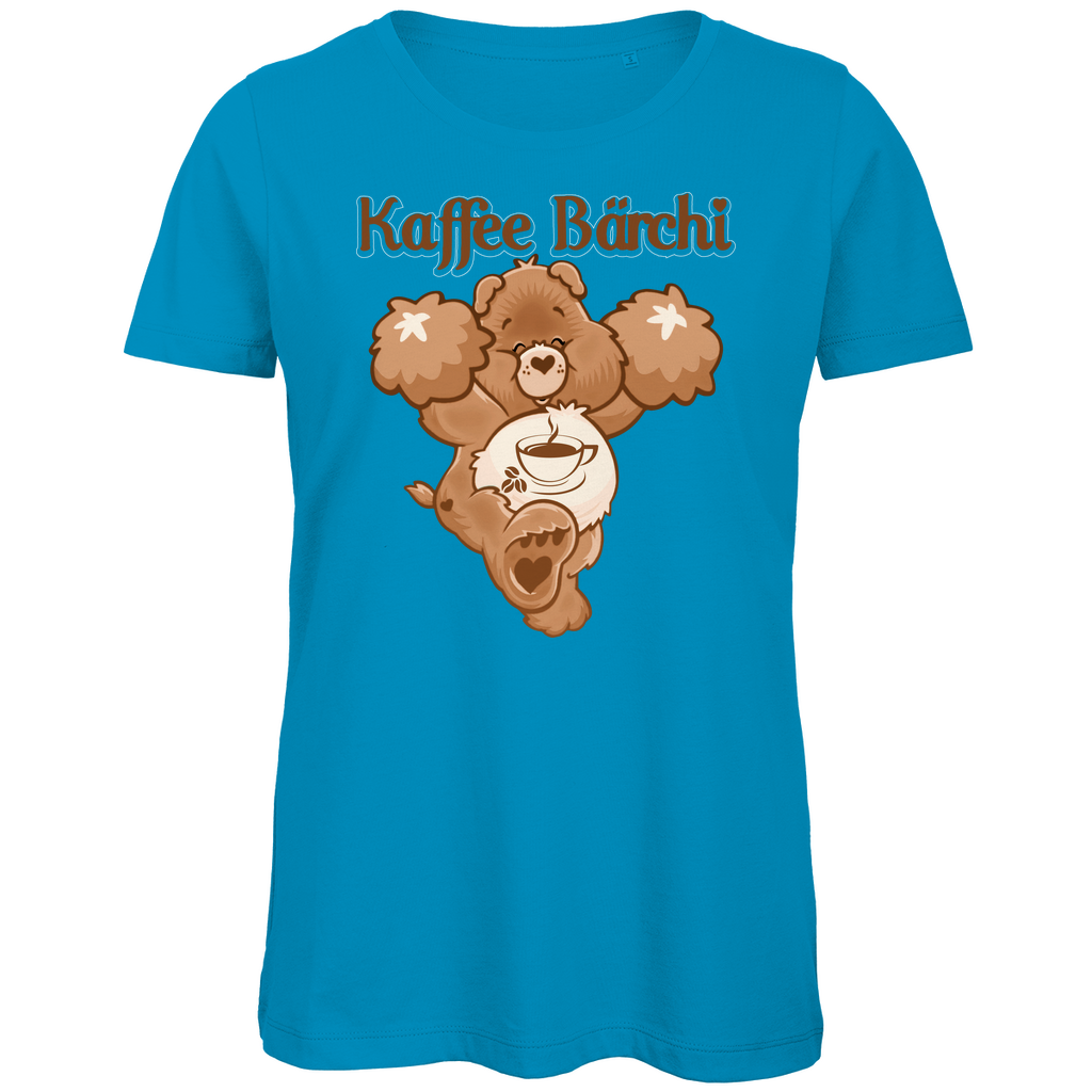 Kaffee Bärchi - Glücksbärchi - Damen Premium Bio T-Shirt Atoll
