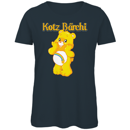 Kotz Bärchi - Glücksbärchi - Damen Premium Bio T-Shirt Dark Grey