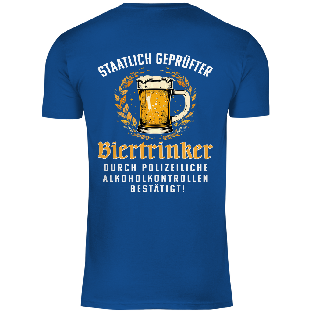 Staatlich geprüfter Biertrinker - Herren Shirt