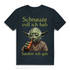Herren Premium Bio T-Shirt Yoda Schnauze Voll Ich Hab Saufen Ich Geh Dark Grey Solid