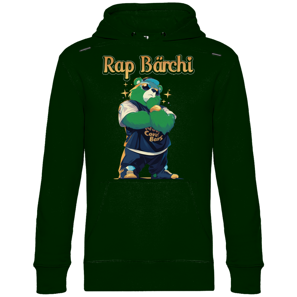 Rap Bärchi - Glücksbärchi - Unisex Hoodie Forest Green