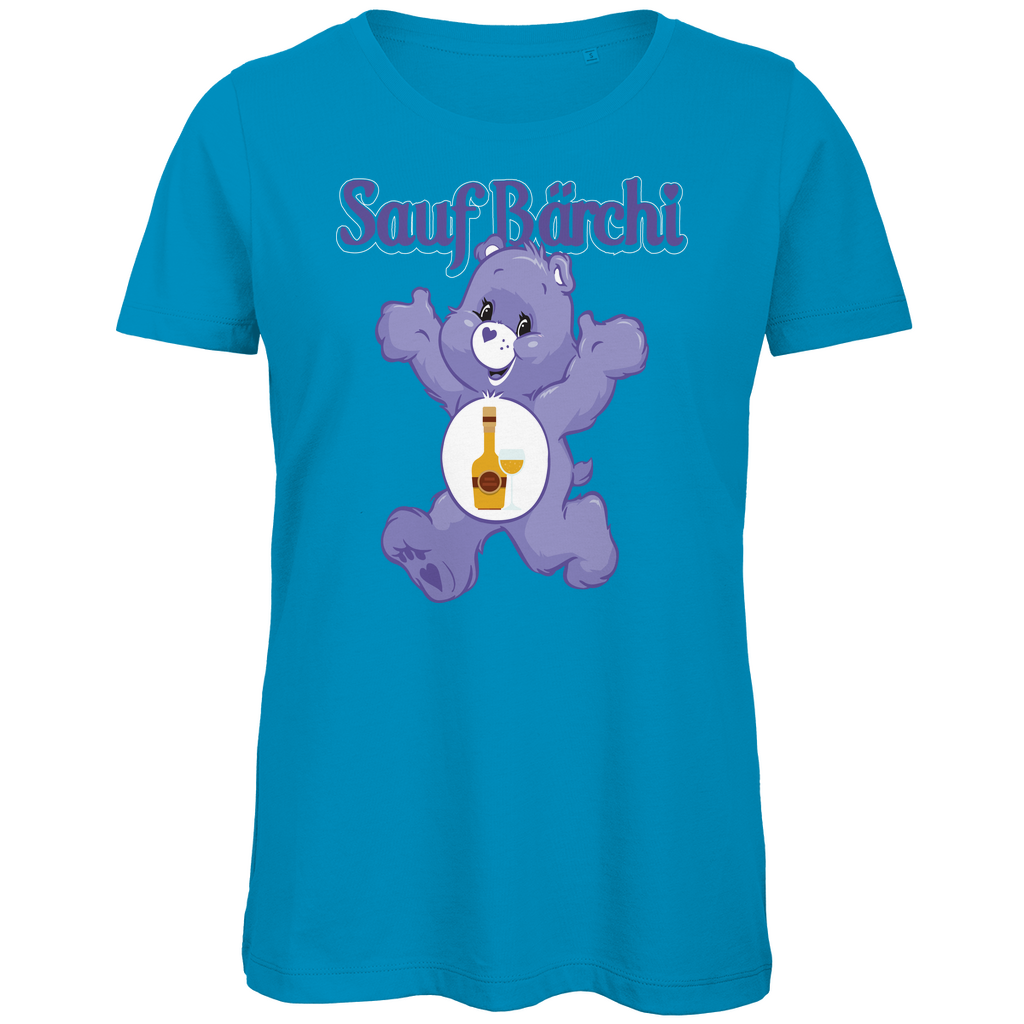 Sauf Bärchi - Glücksbärchi - Damen Premium Bio T-Shirt Atoll