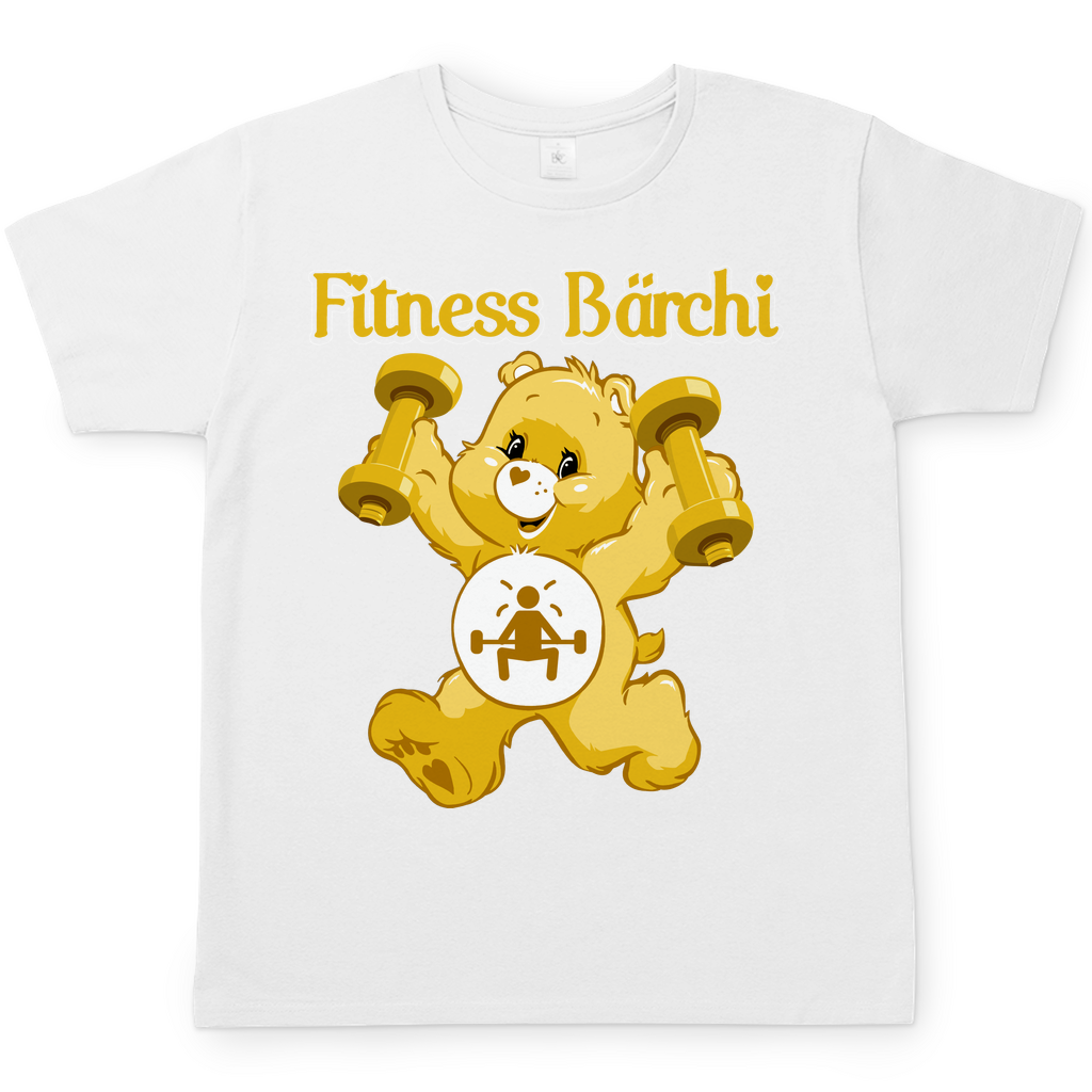 Fitness Bärchi - Glücksbärchi - Herren Shirt White