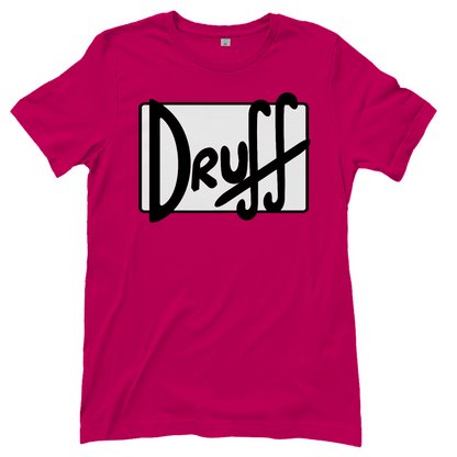 Damen T-Shirt druﬀ – Bold Retro Logo Design im Cartoon-Style Sorbet