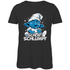 Schlafi Schlumpf Grafik - Damen Premium Bio T-Shirt Black