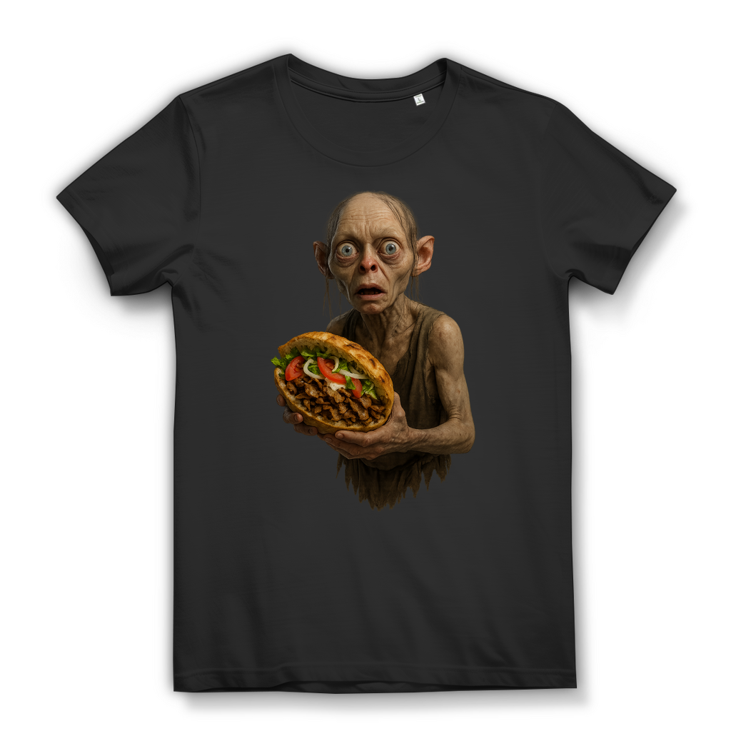 Döner mein Schatz Gollum LOTR - Damen Premium Bio T-Shirt Black