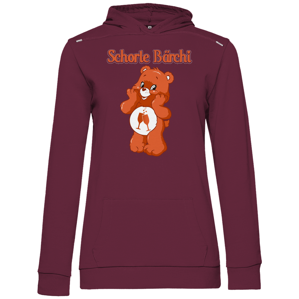 Schorle Bärchi - Glücksbärchi - Damen Hoodie Wine