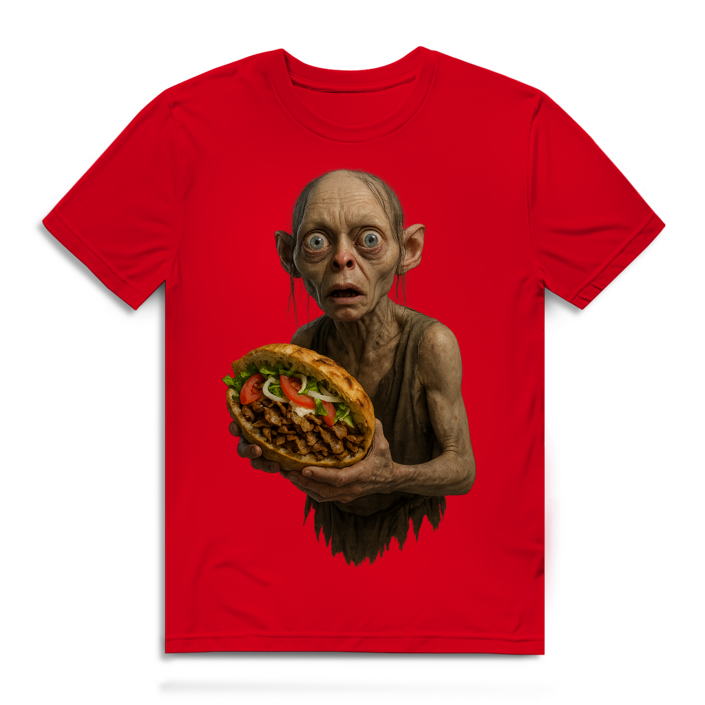 Döner mein Schatz Gollum LOTR - Herren Premium Bio T-Shirt Red