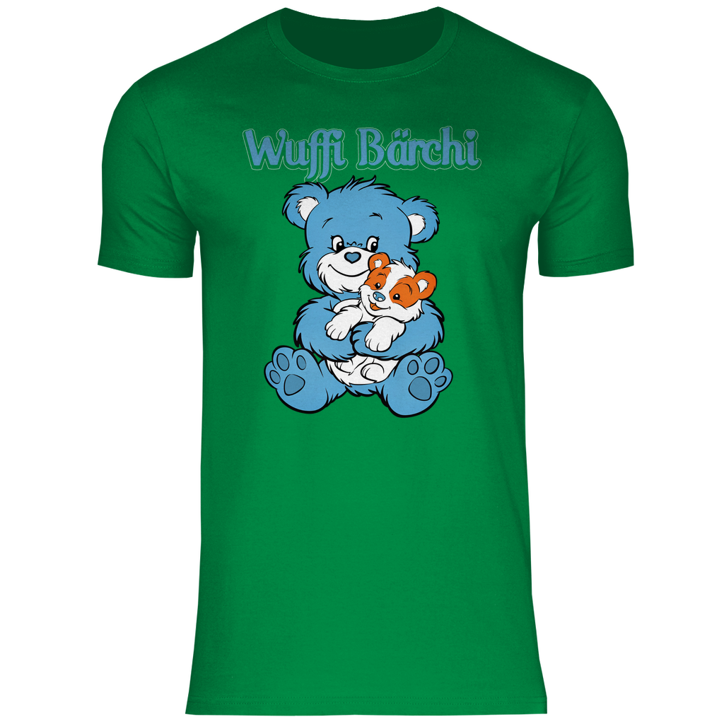 Wuffi Bärchi - Glücksbärchi - Herren Shirt Kelly Green
