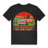 Lieblingssport Nix wie fort Wohnmobil Shirt Herren Camper Spruch Camping Urlaub Black