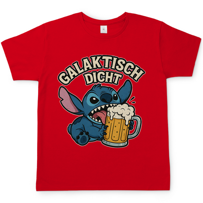 Stitch Galaktisch Dicht Bier Alien - Herren T-Shirt