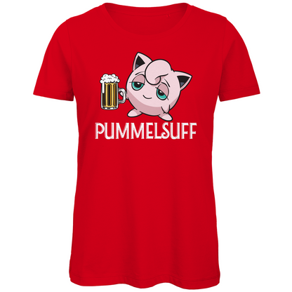 Pummelsuff Pummeluff - Damen Premium Bio T-Shirt Red