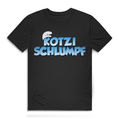 Kotzi Schlumpf Shirt Herren – Sauf Cartoon Motiv Alkohol Spaß T-Shirt