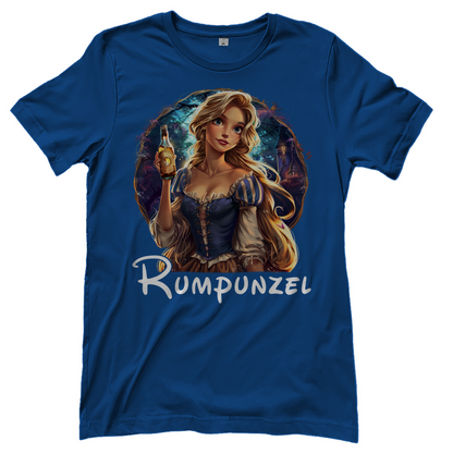 Rumpunzel Retro - Damenshirt Royal Blue