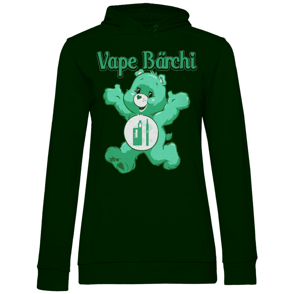 Vape Bärchi - Glücksbärchi - Damen Hoodie Forest Green