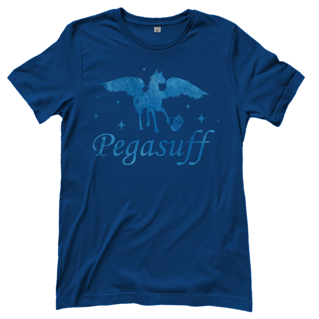 Pegasuff - Prinzessin Aquarell - Damenshirt Royal Blue