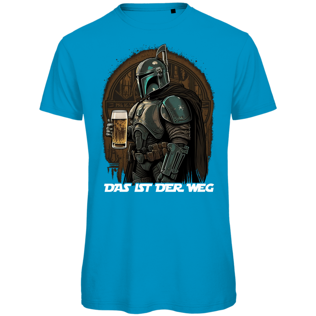 Das ist der Weg Bier Mandalorianer - Herren Premium Bio T-Shirt Atoll