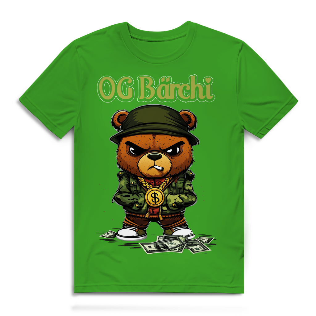 OG Bärchi - Glücksbärchi - Herren Premium Bio T-Shirt Real Green