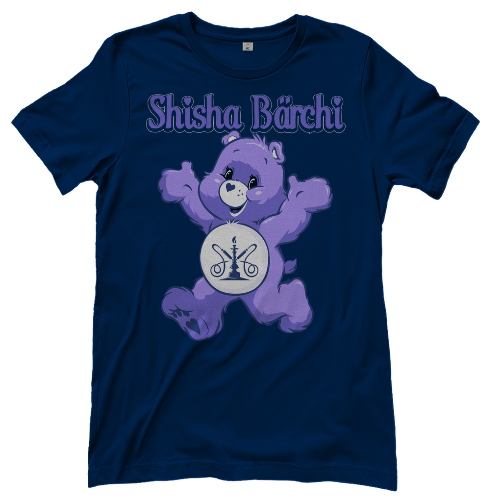 Shisha Bärchi - Glücksbärchi - Damenshirt Navy