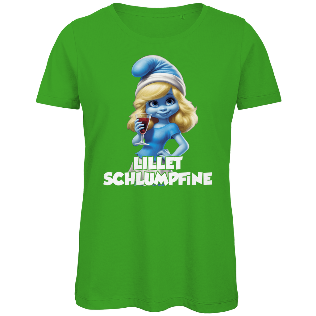 Lillet Schlumpfine Grafik - Damen Premium Bio T-Shirt