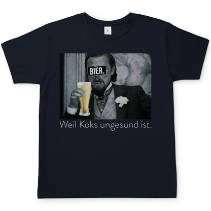 Leonardo DiCaprio - Bier weil Koks ungesund ist - Herren Shirt