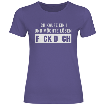 Ich kaufe ein I und möchte lösen - Damenshirt Millennial Lilac