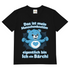Glücksbärchi Verkleidung Herren Shirt Kindheitsheld Bio Black