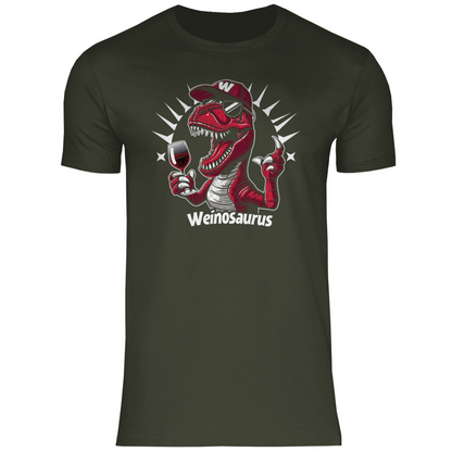 Weinosaurus - Herren Shirt Urban Khaki