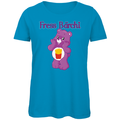 Fress Bärchi - Glücksbärchi - Damen Premium Bio T-Shirt Atoll