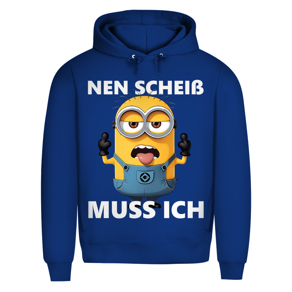 Herren Premium Bio Hoodie Nen Scheiß Muss Ich Minion