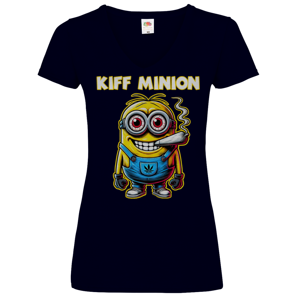 Kiff Minion - V-Neck Damenshirt