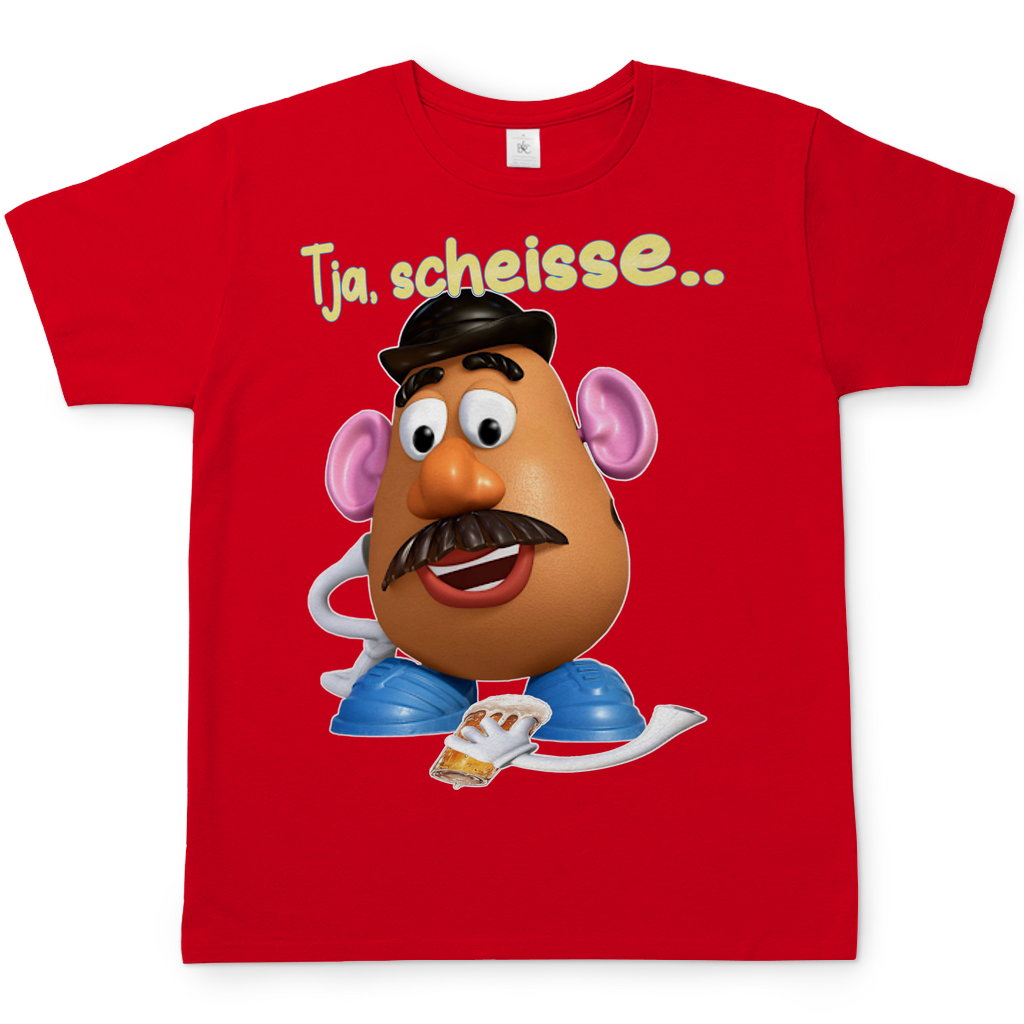 Tja, scheisse - Charlie Naseweis Toy Story - Herren Shirt Red