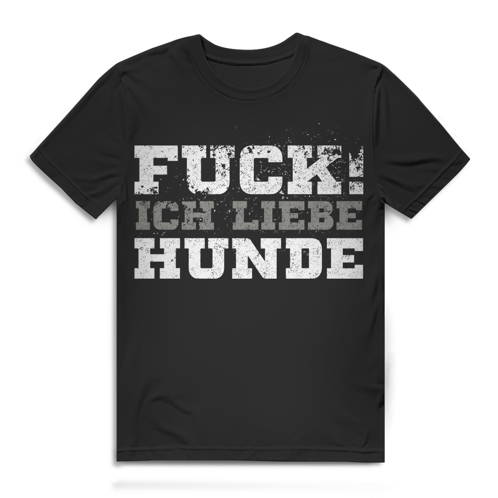 Herren T-Shirt mit Hundespruch - Geschenkidee für Hundefreunde &amp; Hunde Besitzer Black
