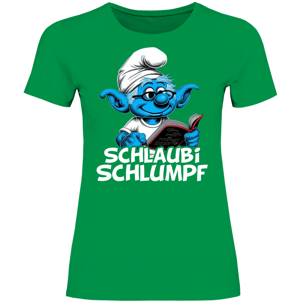 Schlaubi Schlumpf Grafik - Damenshirt