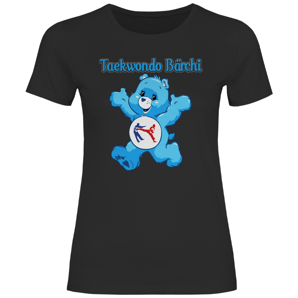 Taekwondo Bärchi - Glücksbärchi - Damenshirt Black