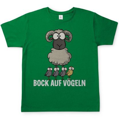 Bock auf Vögeln - Herren Shirt Kelly Green