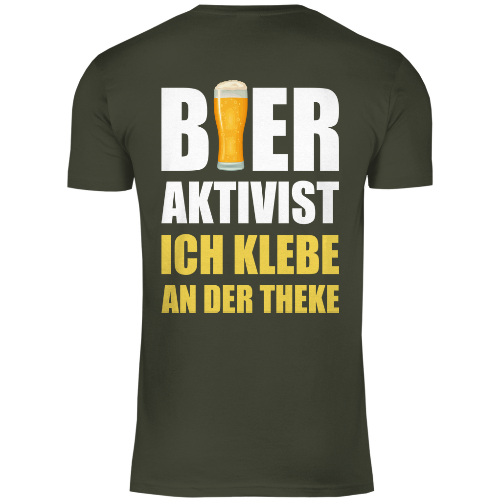 Bier Aktivist Ich klebe an der Theke - Herren Shirt