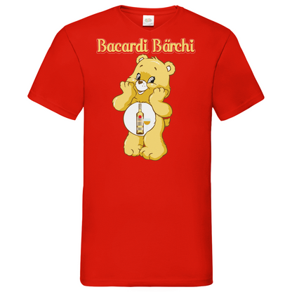 Bacardi Bärchi - Glücksbärchi - Herren V-Neck Shirt