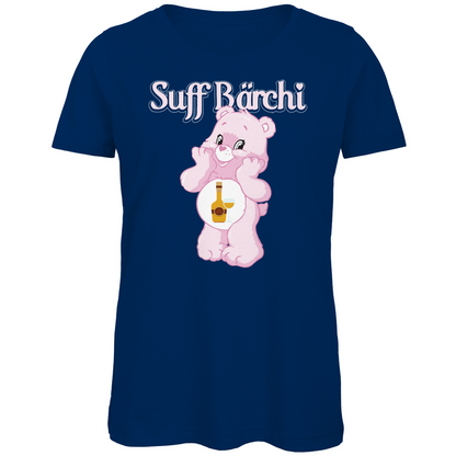 Suff Bärchi - Glücksbärchi - Damen Premium Bio T-Shirt Navy