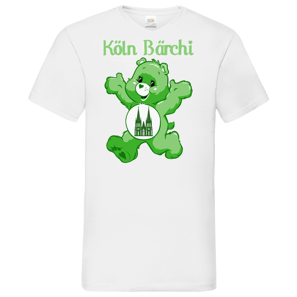 Köln Bärchi - Glücksbärchi - Herren V-Neck Shirt