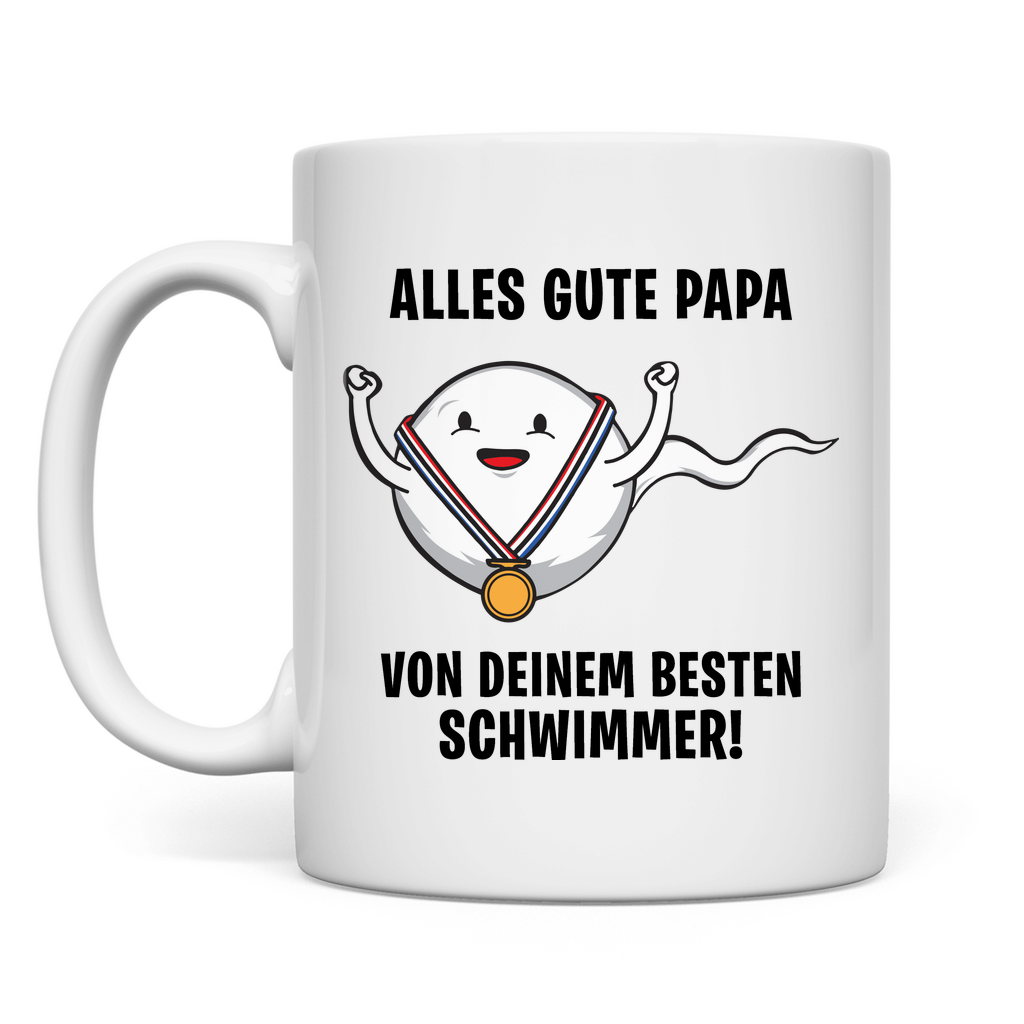 Alles gute Papa von deinem besten Schwimmer! - Tasse