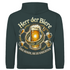 Herr der Biere eine Runde, sie zu knechten - Herren Hoodie Charcoal (Heather)