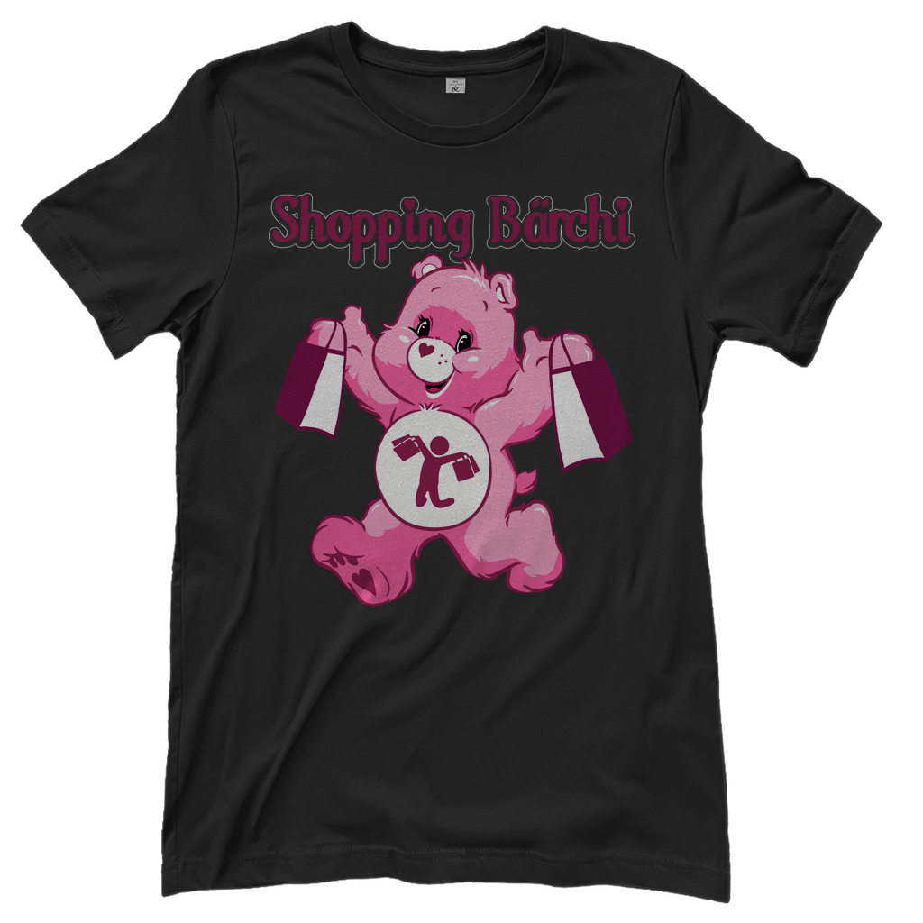Shopping Bärchi - Glücksbärchi - Damenshirt Black