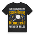 Lustiges Männer Shirt – Meine Frau weiß eh alles – Geschenk für Ehemänner Black