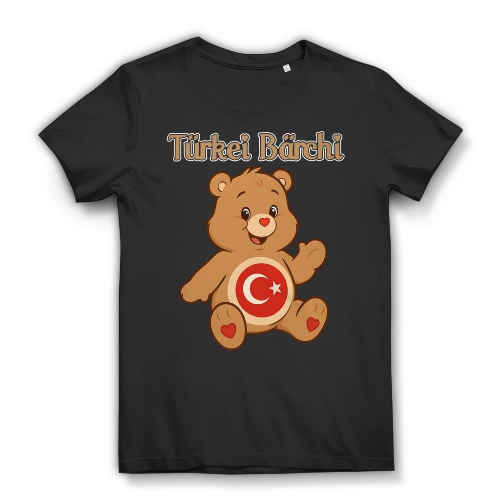 Türkei Bärchi - Glücksbärchi - Damen Premium Bio T-Shirt Black